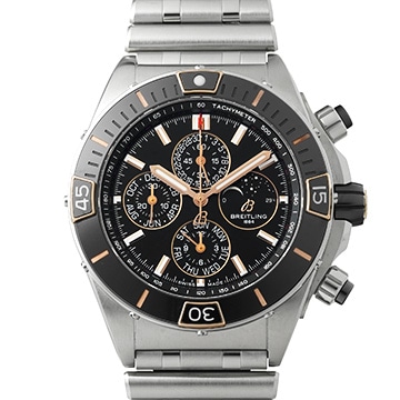 ブライトリング スーパー クロノマット 44 フォー イヤー カレンダー I19320251B1A1 ブラック メンズ 時計 【中古】【wristwatch】