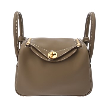 エルメス リンディ ミニ 2 エトゥープ ヴォースイフト レディース バッグ 【新品】【bag】