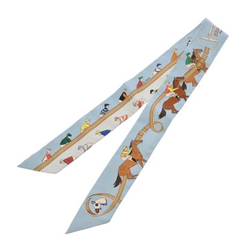 エルメス ツイリー LES COUPES TATTOO マルチカラー 061144S シルク100％ レディース 【新品】【other】