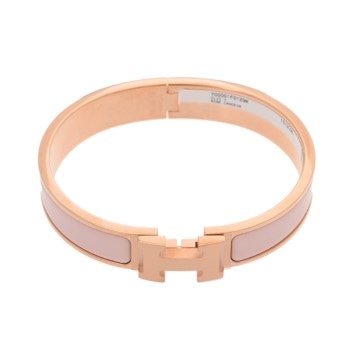 エルメス クリックH ローズカンダー/ローズゴールド金具 エナメル ユニセックス ジュエリー 【新品】【jewelry】