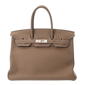 エルメス バーキン 35 エトゥープ トゴ レディース バッグ 【中古】【bag】