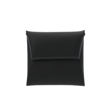 エルメス バスティア ブラック ヴォーエプソン ユニセックス 財布 【未使用】【purse】