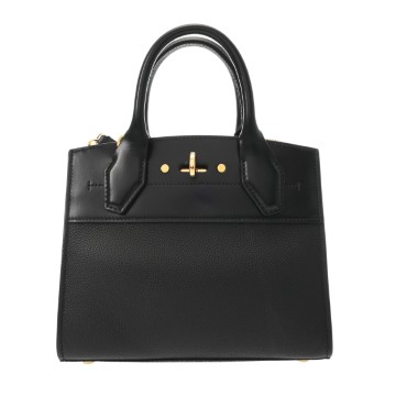 ルイ ヴィトン シティスティーマー MINI ノワール M55639 グレインレザー レディース バッグ 【中古】【bag】
