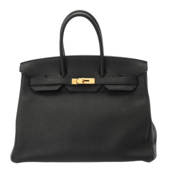 エルメス バーキン 35 ブラック トゴ レディース バッグ 【中古】【bag】