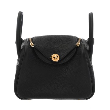 エルメス リンディ ミニ 2 ブラック トリヨンクレマンス レディース バッグ 【新品】【bag】