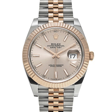 ロレックス デイトジャスト 41 126331 サンダスト メンズ 時計 【新品】【wristwatch】