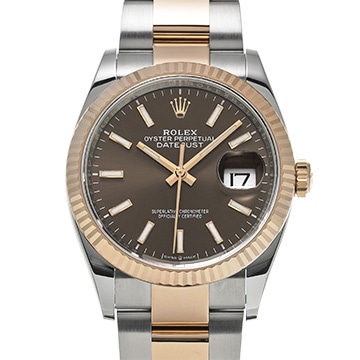 ロレックス デイトジャスト 36 126231 チョコレートブラウン メンズ 時計 【中古】【wristwatch】