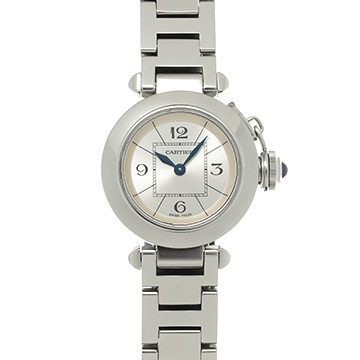カルティエ ミスパシャ W3140007 シルバー レディース 時計 【中古】【wristwatch】