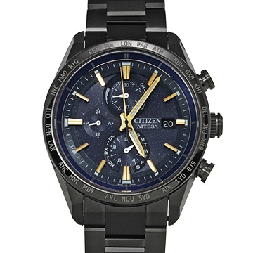 シチズン アテッサ エコドライブ JAXA LABEL HTV-X H800-A1CN20L ブラック メンズ 時計 【中古】【wristwatch】