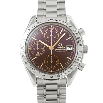 オメガ スピードマスター デイト 丸井限定 3511.61 ワインレッド メンズ 時計 【中古】【wristwatch】