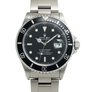 ロレックス サブマリーナ デイト 16610 ブラック メンズ 時計 【中古】【wristwatch】