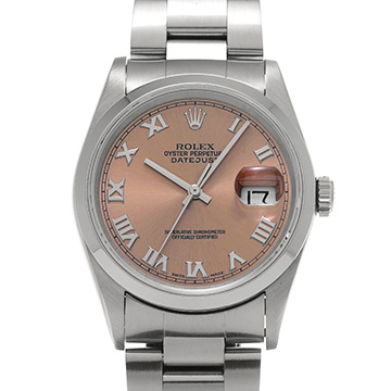 ロレックス デイトジャスト 16200 ピンク メンズ 時計 【中古】【wristwatch】