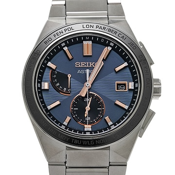 セイコー アストロン ネクスター SBXY053 ブルー メンズ 時計 【中古】【wristwatch】