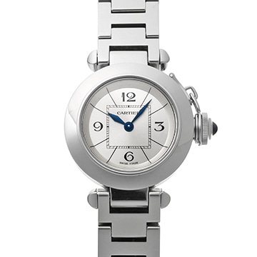 カルティエ ミスパシャ W3140007 シルバー レディース 時計 【中古】【wristwatch】