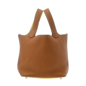 エルメス ピコタンロック PM カザック ライム/セサミ トリヨンクレマンス レディース バッグ 【中古】【bag】