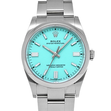 ロレックス オイスターパーペチュアル 36 126000 ターコイズブルー メンズ 時計 【新品】【wristwatch】