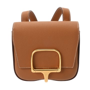 エルメス デッラカヴァッレリア ゴールド ヴォーエプソン レディース バッグ 【中古】【bag】