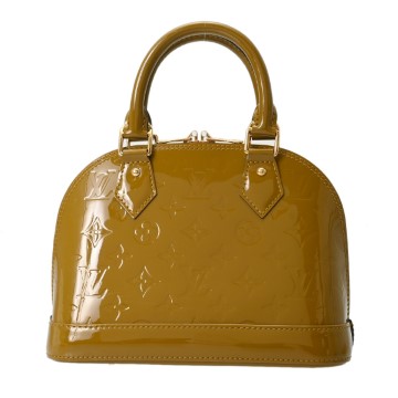 ルイ ヴィトン モノグラムヴェルニ アルマ BB デュンヌ M90175 ヴェルニ レディース バッグ 【中古】【bag】