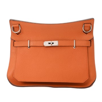 エルメス ジプシエール 28 オレンジ トリヨンクレマンス レディース バッグ 【中古】【bag】