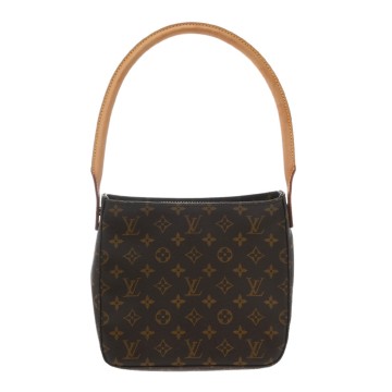 ルイ ヴィトン モノグラム  ルーピング MM ブラウン M51146 モノグラムキャンバス レディース バッグ 【中古】【bag】