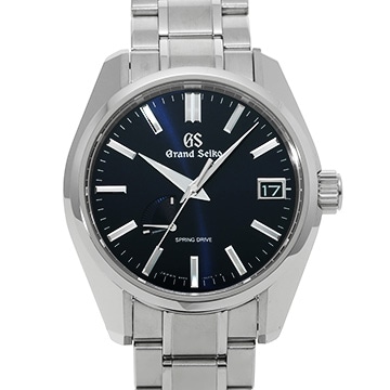 グランドセイコー ヘリテージコレクション スプリングドライブ SBGA375 ミッドナイトブルー メンズ 時計 【中古】【wristwatch】