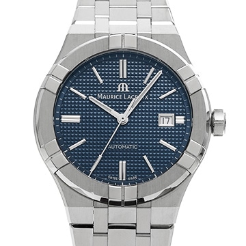 モーリス ラクロア アイコン オートマティック AI6008-SS002-430-1 ブルー メンズ 時計 【中古】【wristwatch】