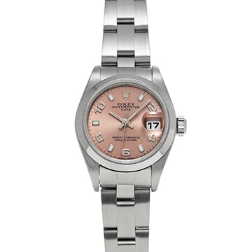 ロレックス オイスター パーペチュアル デイト 79160 ピンク レディース 時計 【中古】【wristwatch】