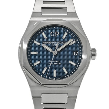 ジラール ペルゴ ロレアート 42mm 81010-11-431-11A ブルー メンズ 時計 【中古】【wristwatch】