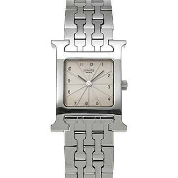 エルメス Hウォッチ HH1.210.260 アイボリー レディース 時計 【中古】【wristwatch】