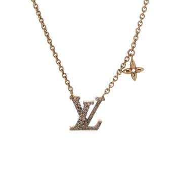ルイ ヴィトン ネックレス ベイビールイーズ ゴールド M00596 メタル/ストラス レディース ジュエリー 【中古】【jewelry】