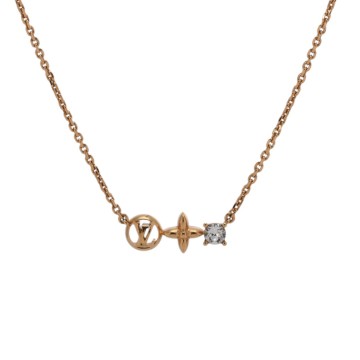 ルイ ヴィトン プティ ルイ ゴールド M00368 メタル/ストラス レディース ジュエリー 【中古】【jewelry】