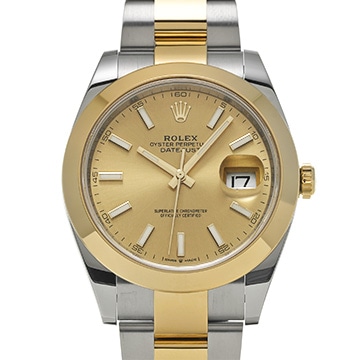 ロレックス デイトジャスト 41 126303 シャンパン メンズ 時計 【中古】【wristwatch】