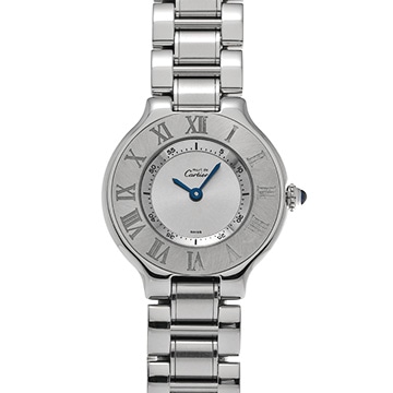 カルティエ マスト ドゥ カルティエ 21 ヴァンティアン W10109T2 シルバー レディース 時計 【中古】【wristwatch】