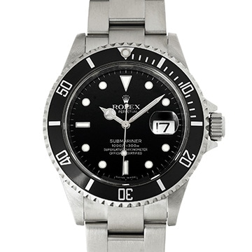 ロレックス サブマリーナ デイト 16610 ブラック メンズ 時計 【中古】【wristwatch】