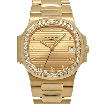 パテック フィリップ ノーチラス 3800/3J シャンパン/ダイヤモンド メンズ 時計 【中古】【wristwatch】