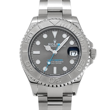 ロレックス ヨットマスター 37 ダークロジウム 268622 スレートグレー ユニセックス 時計 【中古】【wristwatch】
