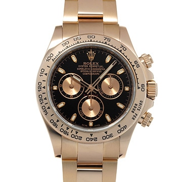 ロレックス コスモグラフ デイトナ 116505 ブラック/ピンク メンズ 時計 【中古】【wristwatch】
