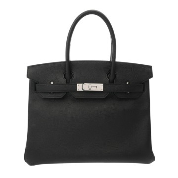 エルメス バーキン 30 ブラック ヴォーエプソン レディース バッグ 【中古】【bag】