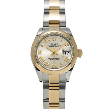 ロレックス デイトジャスト 28 279163 シルバー レディース 時計 【中古】【wristwatch】