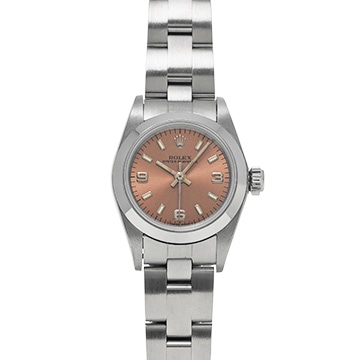 ロレックス オイスターパーペチュアル 67180 ピンク レディース 時計 【中古】【wristwatch】