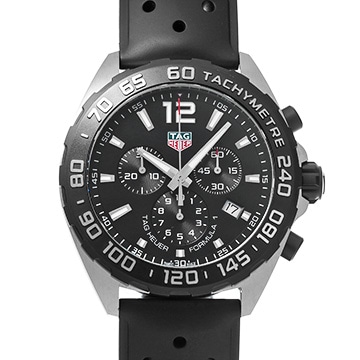 タグ ホイヤー フォーミュラ1 クォーツ クロノグラフ CAZ1010.FT8024 ブラック メンズ 時計 【中古】【wristwatch】