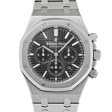 オーデマ ピゲ ロイヤルオーク クロノグラフ 26320ST.OO.1220ST.01 ブラック メンズ 時計 【中古】【wristwatch】