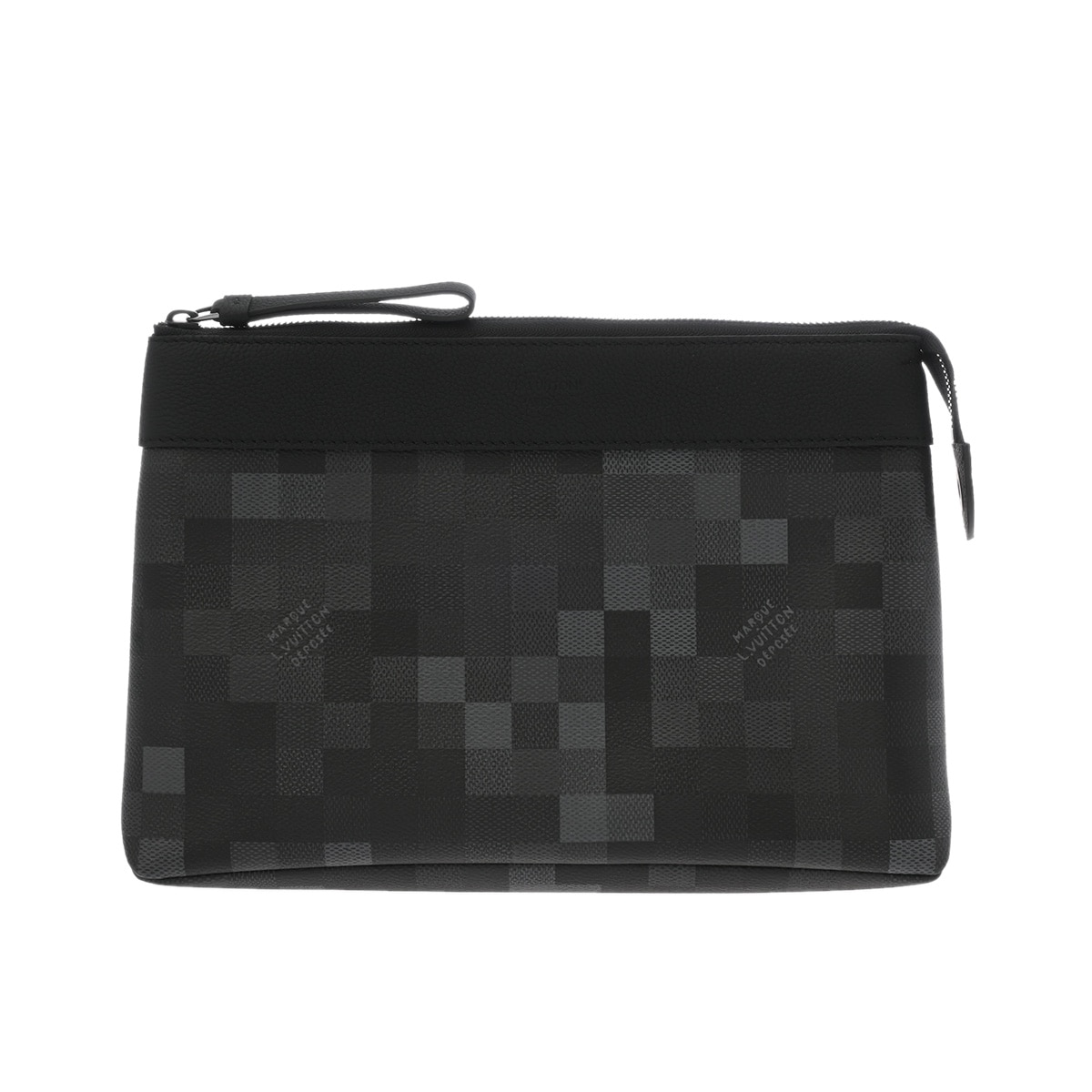 ルイ ヴィトン ポシェット ヴォワヤージュ ブラック M14926 ダモフラージュ メンズ バッグ 【中古】【bag】