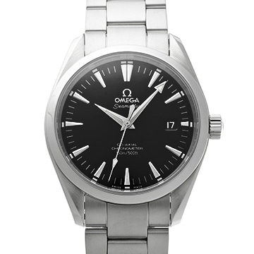 オメガ シーマスター アクアテラ コーアクシャル クロノメーター 2503.50 ブラック メンズ 時計 【中古】【wristwatch】