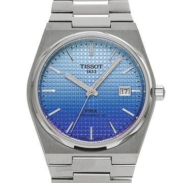 ティソ PRX パワーマティック 80 T137.407.11.351.01 アイスブルーカメレオン メンズ 時計 【中古】【wristwatch】
