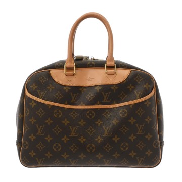ルイ ヴィトン モノグラム ドーヴィル ブラウン M47270 モノグラムキャンバス レディース バッグ 【中古】【bag】