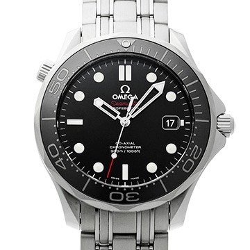 オメガ シーマスター ダイバー300 コーアクシャル 212.30.41.20.01.003 ブラック メンズ 時計 【中古】【wristwatch】