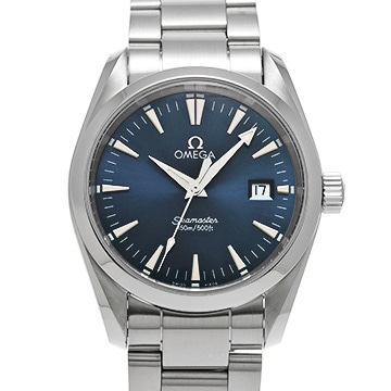 オメガ シーマスター アクアテラ クォーツ 2518.80 ブルー メンズ 時計 【中古】【wristwatch】