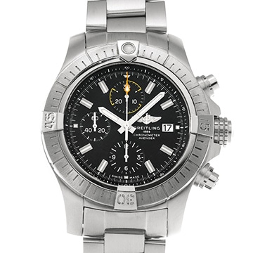 ブライトリング アベンジャー クロノグラフ 45 A13317101B1A1 ブラック メンズ 時計 【中古】【wristwatch】