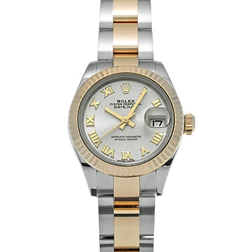 ロレックス レディ デイトジャスト 28 279173 シルバー レディース 時計 【中古】【wristwatch】